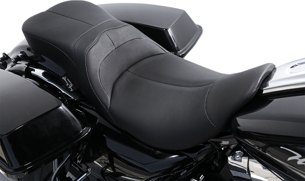 DANNY GRAY LowIST Seat - Vinyl - Leather - FL '08-'19 LowIST 2-Up Seat - Team Dream Rides