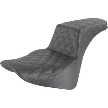 SADDLEMEN Step Up Seat - Lattice Stitched - Team Dream Rides