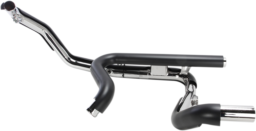 COBRA Powerport Dual Headpipes with Dual Bungs - Black Dual Bung Powerport Dual Headpipes - Team Dream Rides