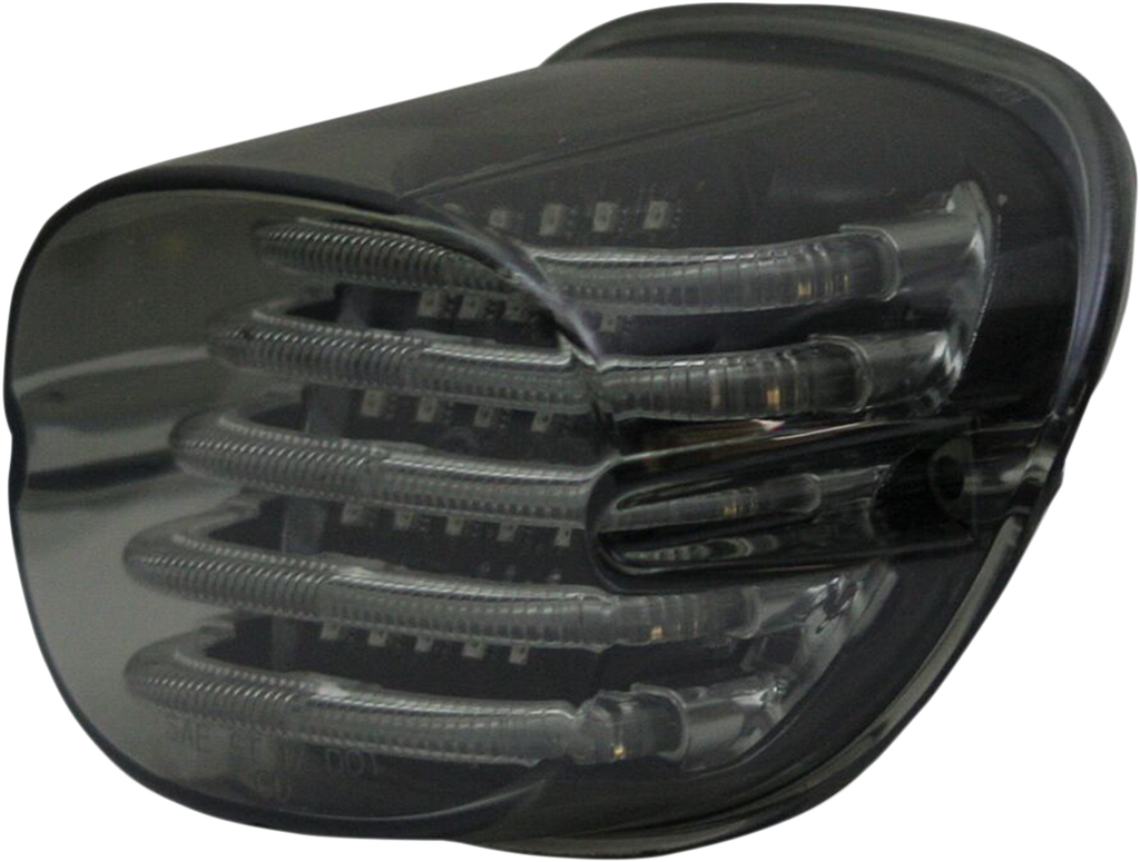 CUSTOM DYNAMICS Taillight - without License Plate Illumination Window - Smoke ProBEAM® Squareback LED Taillight Kit - Team Dream Rides