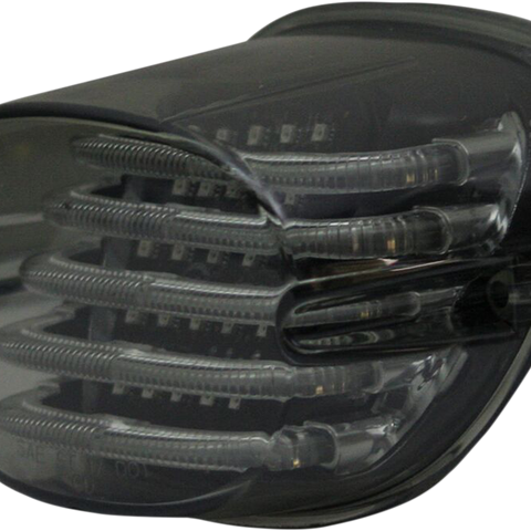 CUSTOM DYNAMICS Taillight - without License Plate Illumination Window - Smoke ProBEAM® Squareback LED Taillight Kit - Team Dream Rides