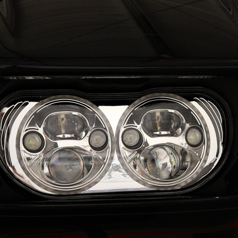 CUSTOM DYNAMICS Headlight 15-20 FLTR - Chrome TruBEAM® LED Headlamp - Team Dream Rides