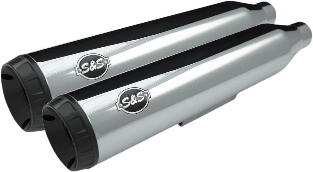 S&S CYCLE Grand National Mufflers - Chrome Grand National Slip-On Mufflers - Team Dream Rides