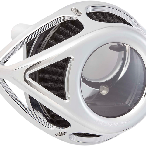 ARLEN NESS Air Cleaner - Clear Tear - Chrome Clear Tear Air Cleaner - Team Dream Rides