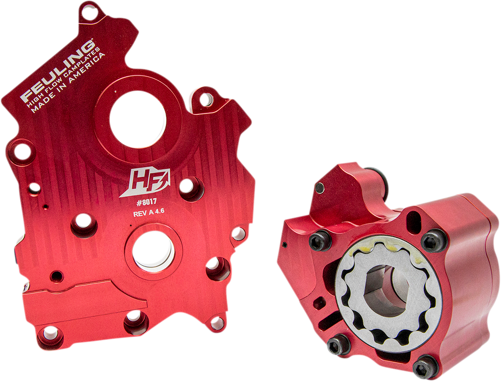 FEULING OIL PUMP CORP. Race Oil Pump with Plate - M8 Race Series Oil Pump/Camplate Kit - Team Dream Rides