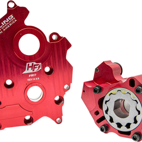 FEULING OIL PUMP CORP. Race Oil Pump with Plate - M8 Race Series Oil Pump/Camplate Kit - Team Dream Rides