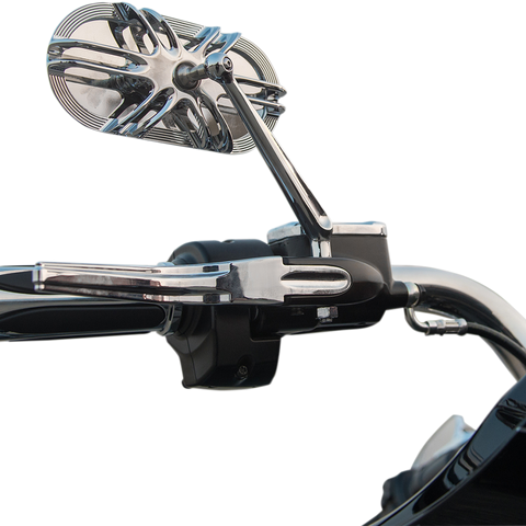 ARLEN NESS Deep Cut Mirror - Chrome - Right Caged Series Mirror - Team Dream Rides