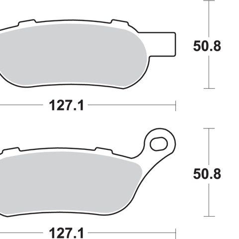 SBS Brake Pads - Harley-Davidson - 854H.LS Sintered Metal Harley/Buell Brake Pads - Team Dream Rides