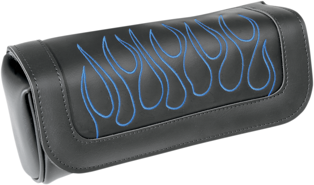 SADDLEMEN Highwayman Tattoo Tool Pouch - Flame - Blue Highwayman Tattoo Tool Pouch - Team Dream Rides