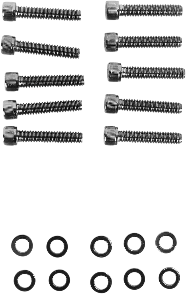 DRAG SPECIALTIES Bolt Kit Camshaft Cover Knurled Socket-Head Bolt Set - Team Dream Rides