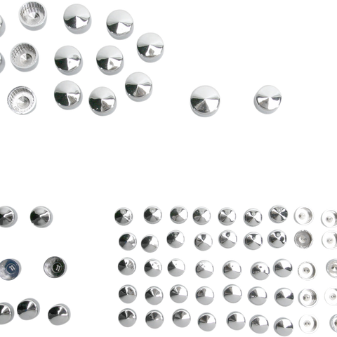 DRAG SPECIALTIES Covers Bolt Chrome Bolt Cover Standard Kit - Team Dream Rides