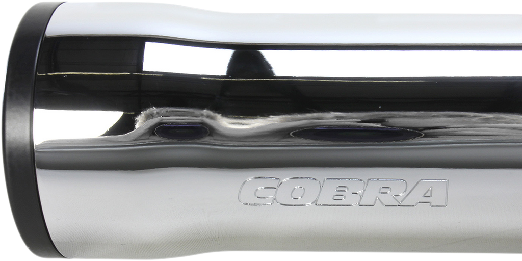 COBRA 3" RPT Mufflers - Chrome RPT 3" Slip-On Mufflers - Team Dream Rides