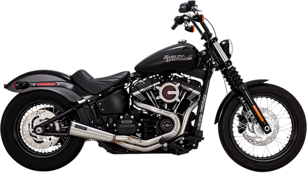 VANCE & HINES 2:1 Stainless Exhaust - Softail '18+ Stainless 2:1 Upsweep Exhaust System - Team Dream Rides