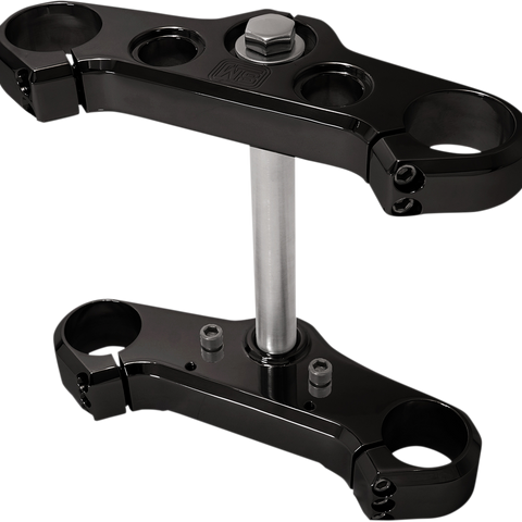 SPEED MERCHANT Elite Triple Trees - Black - 49 mm - FXD Elite 49 mm Triple Tree - Team Dream Rides