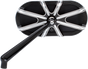 ARLEN NESS 10 Gauge Mirror - Black - Left Caged Series Mirror - Team Dream Rides
