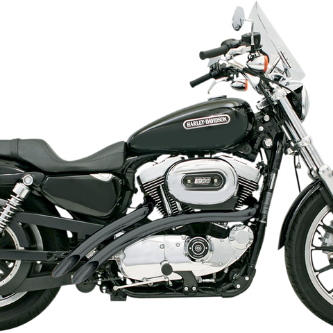 BASSANI XHAUST Radial Sweeper Exhaust - Black - '07-'13 XL Radial Sweeper Exhaust - Team Dream Rides
