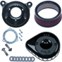 S&S CYCLE Air Cleaner Black Mounted Throttle By Wire - 16 Mini Teardrop Stealth Air Cleaner Kit - Team Dream Rides
