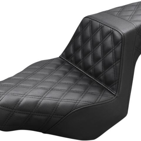 SADDLEMEN Step Up Seat - Lattice Stitched - FXSB Step Up Seat — Lattice Stitched - Team Dream Rides