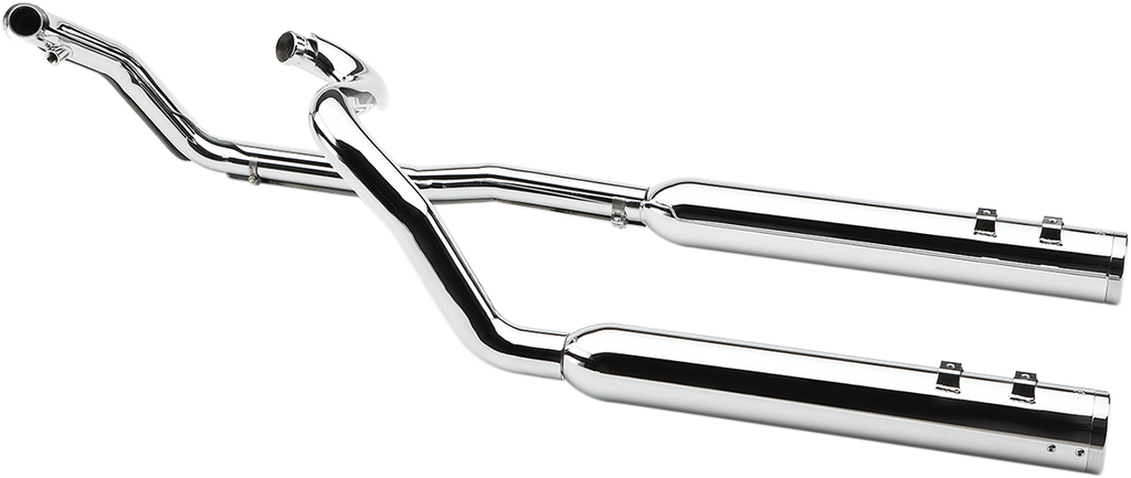 COBRA True Dual Headpipes - Chrome - '07-'08 FL True Dual Headpipes - Team Dream Rides