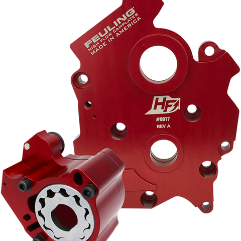 FEULING OIL PUMP CORP. Race Oil Pump with Plate - M8 Water Cooled Race Series Oil Pump/Camplate Kit - Team Dream Rides