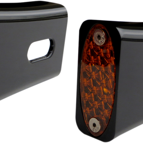 PRO-ONE PERF.MFG. Strut LED Marker Light - Black/Amber Fender Strut LED Marker Lights - Team Dream Rides