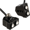 JOKER MACHINE LED Side Mount Turn Signal - Black/Amber Rat Eye LED Turn Signals - Team Dream Rides