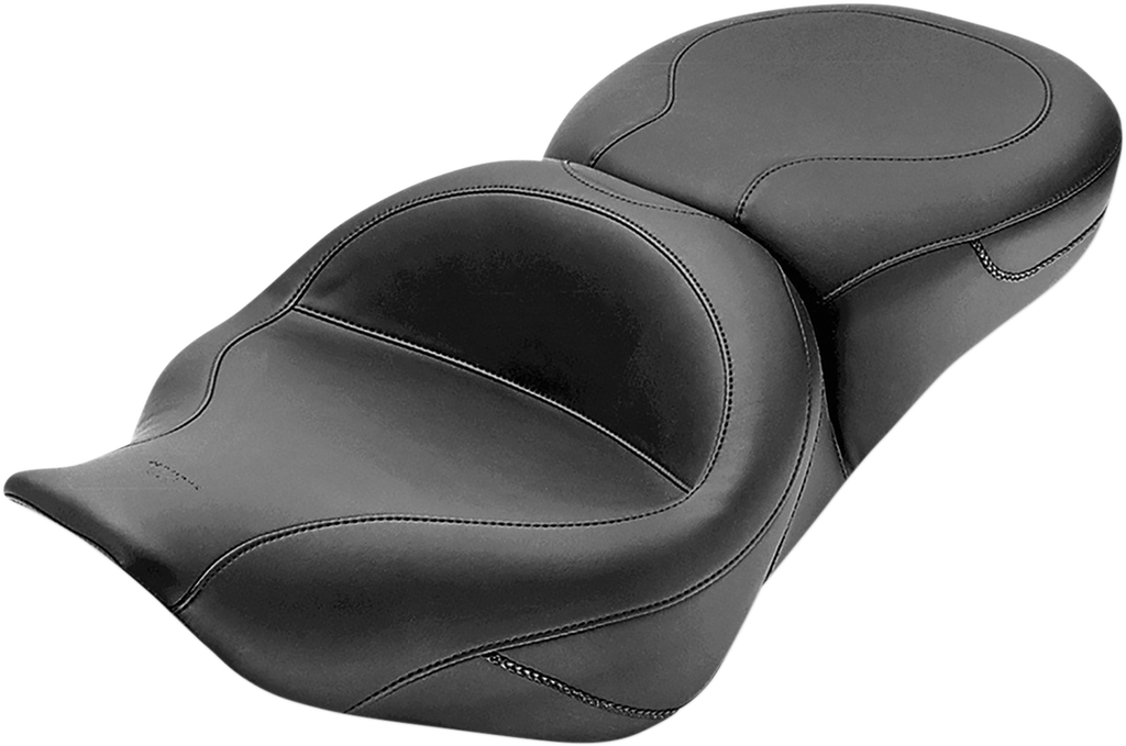 MUSTANG Vintage Wide Touring Seat - Road King '97-'07 One-Piece 2-Up Ultra Touring Seat - Team Dream Rides