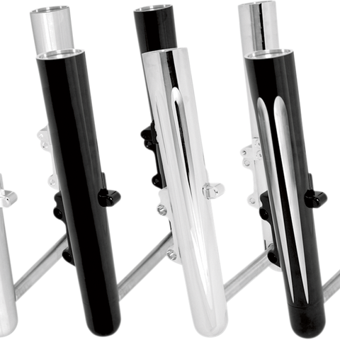 ARLEN NESS Hot Legs Fork Legs - Dual Disc - Deep Cut - Black/Silver Dual-Disc Hot Legs Fork Legs - Team Dream Rides
