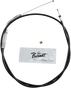 BARNETT Extended 6" Black Throttle Cable for '96 - '03 XL Black Vinyl Throttle/Idle Cable - Team Dream Rides