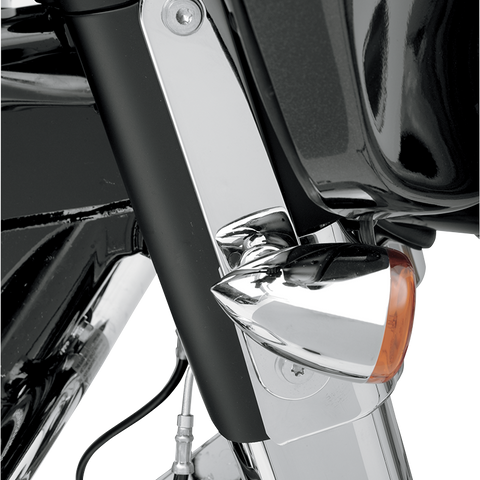 DRAG SPECIALTIES Turn Signal Relocation Mount - Chrome Turn Signal Relocation Mounts - Team Dream Rides