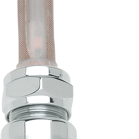 DRAG SPECIALTIES Petcock - Chrome - Round - Forward Fuel Petcock - Team Dream Rides