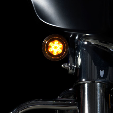 CUSTOM DYNAMICS ProBEAM® Dynamic Ringz™ Turn Signals - JAE ProBEAM® Amber/White Dynamic Ringz™ - Team Dream Rides