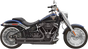 BASSANI XHAUST Pro Street Exhaust - Black - '18+ Softail Pro-Street Exhaust System - Team Dream Rides