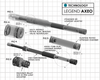 LEGEND SUSPENSION Standard AXEO Front Suspension - 49 mm - Trike '17-'18 AXEO Tri-Glide Front Suspension System - Team Dream Rides