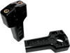 JOKER MACHINE Black 4" Dual Riser for Harley Davidson Dual Handlebar Riser Clamp Assembly - Team Dream Rides