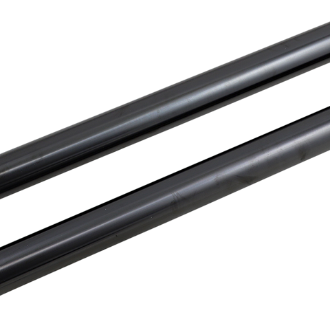 CUSTOM CYCLE ENGINEERING Black Diamond-Like Fork Tubes - 49 mm - 25.50
