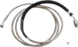 DRAG SPECIALTIES Clutch Line Stainless Steel Hydraulic Clutch Line - Team Dream Rides