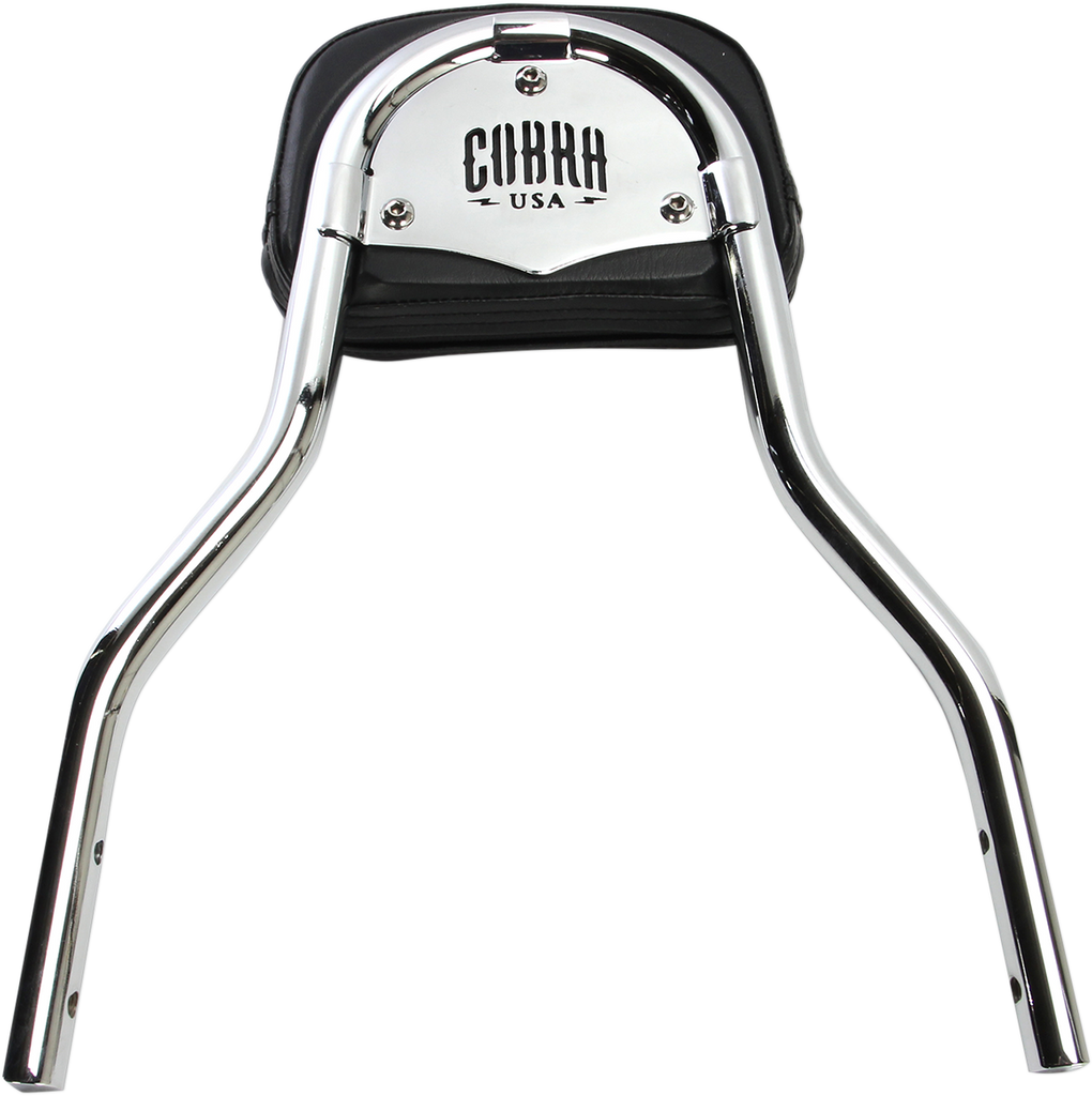 COBRA Backrest Kit - 14" - Chrome - Softail Detachable Backrest Kit - Team Dream Rides