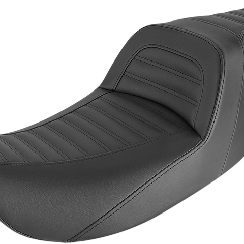 SADDLEMEN Pleated Roll Slim Seat - FL Slim RP 2-Up Seat - Team Dream Rides