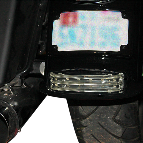 CUSTOM DYNAMICS Fender Tip Light - Smoke Lens - Black LED Fender Tip Taillight - Team Dream Rides