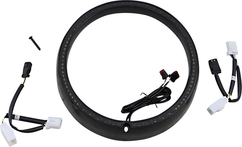 CUSTOM DYNAMICS Standard Trim Ring - Black ProBEAM® Turn Signal Ring Trim - Team Dream Rides