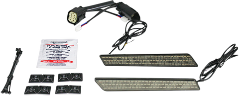 CUSTOM DYNAMICS Saddlebag Latch Lights - SS8 - Smoke Saddlebag Latch  Lights - Team Dream Rides