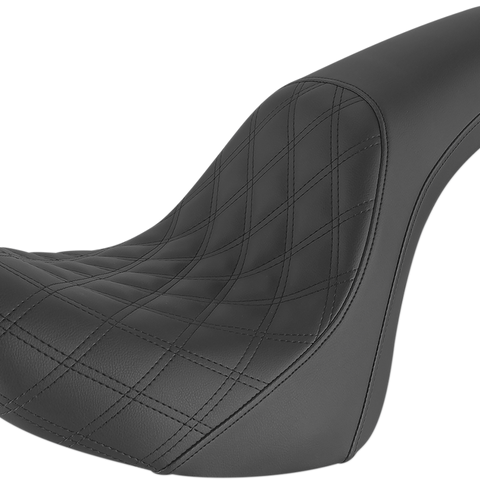 SADDLEMEN Profiler Seat - Lattice Stitched - FXSTD Profiler™ LS Seat - Team Dream Rides