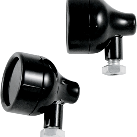 TODD'S CYCLE Rear Turn Signal - Black - Red LEDs Martini Rear Turn Signals or Tail Lights - Team Dream Rides