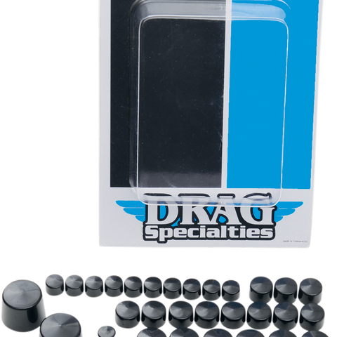 DRAG SPECIALTIES Covers Bolt Black Bolt Cover Standard Kit - Team Dream Rides