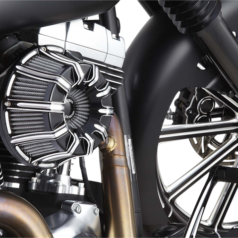 ARLEN NESS Inverted Sucker 10 Gauge Black Inverted Series Air Cleaner Kit — 10 Gauge - Team Dream Rides