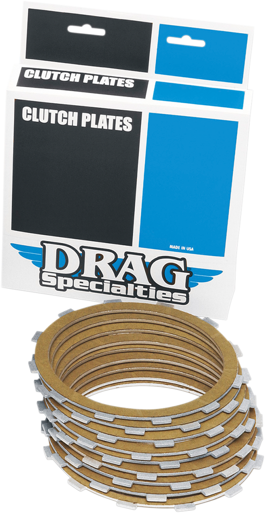 DRAG SPECIALTIES Aramid Fiber Plates Clutch Friction Plate Set - Team Dream Rides