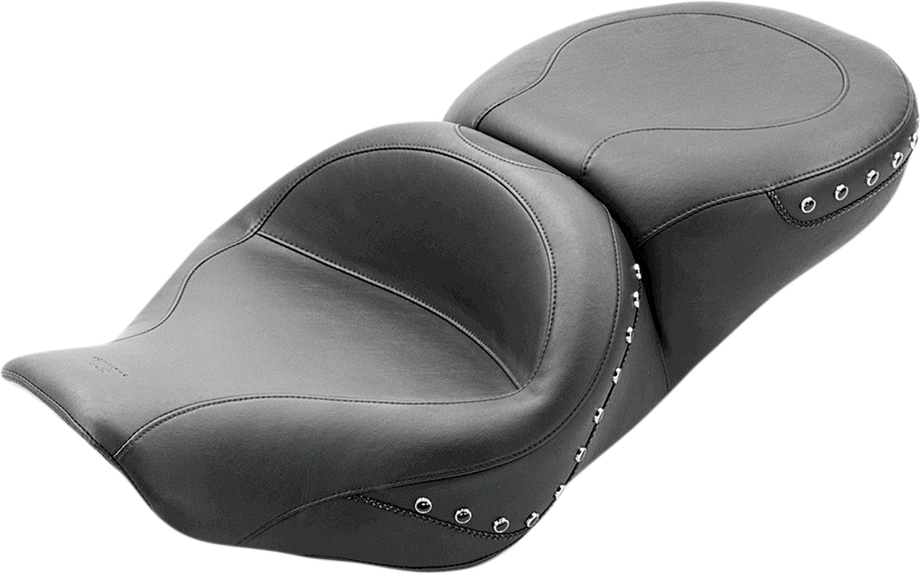MUSTANG Wide Studded Touring Seat - FLHR Wide Studded 2-Up Touring Seat - Team Dream Rides
