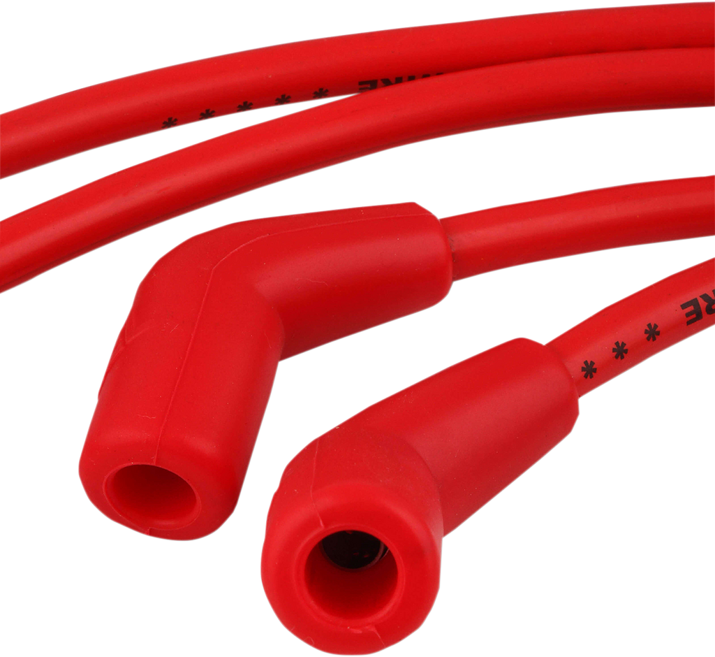 ACCEL Spark Plug Wire - 18+ Softail - Red 8 mm Spark Plug Wire - Team Dream Rides
