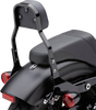 COBRA Backrest Kit - 11" - Black - Dyna Detachable Backrest Kit - Team Dream Rides